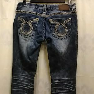 Big Star Skinny Jeans Janae 28R Acid Wash FactDest